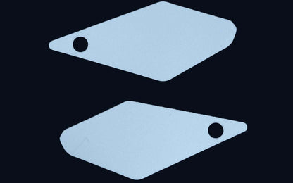 R&G Tank Traction Grips for Honda CBR500R '13-'15 / CBR500F ’13-'15 Colour: Clear