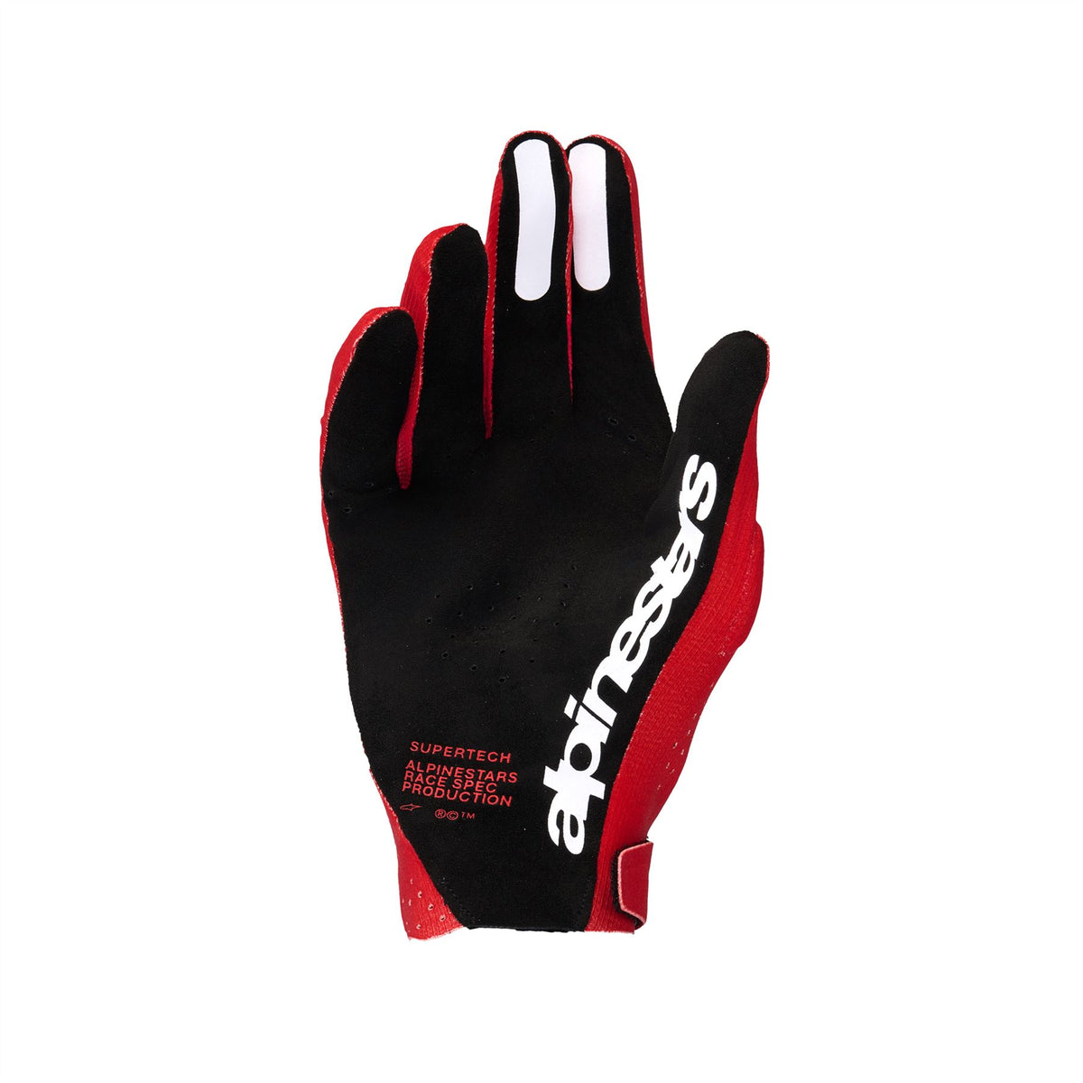 Alpinestars Supertech MX Gloves - Fire Red Black White - Size XXL