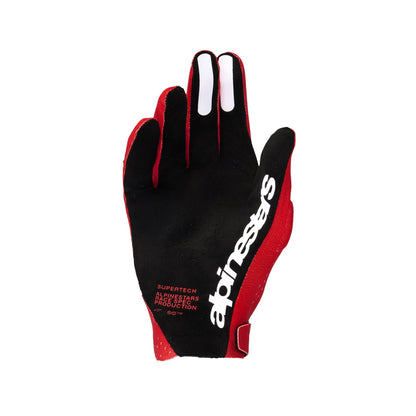 Alpinestars Supertech MX Gloves - Fire Red Black White - Size XXL