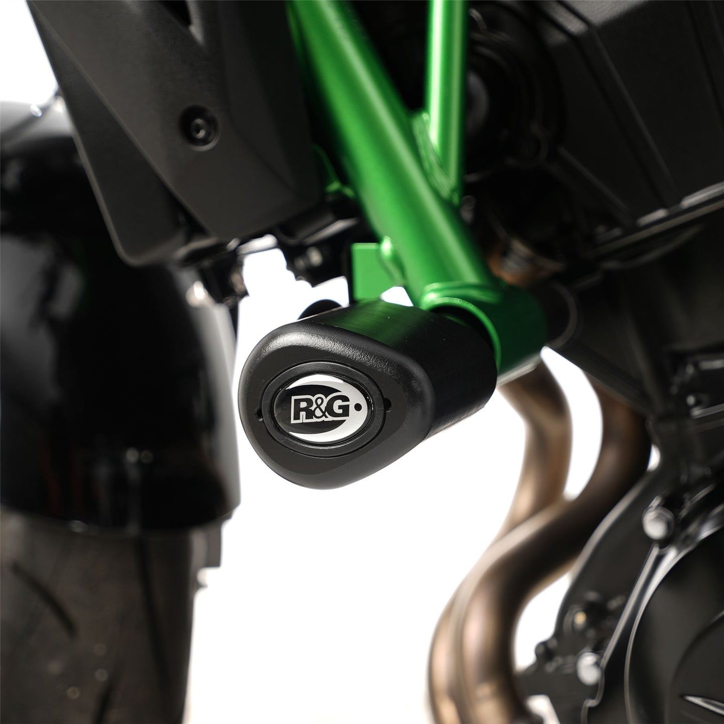 Crash Protectors - Aero Style for Kawasaki Z650 '17- , Z650RS '21- '24, Ninja 650 '17- '24 Colour: Black