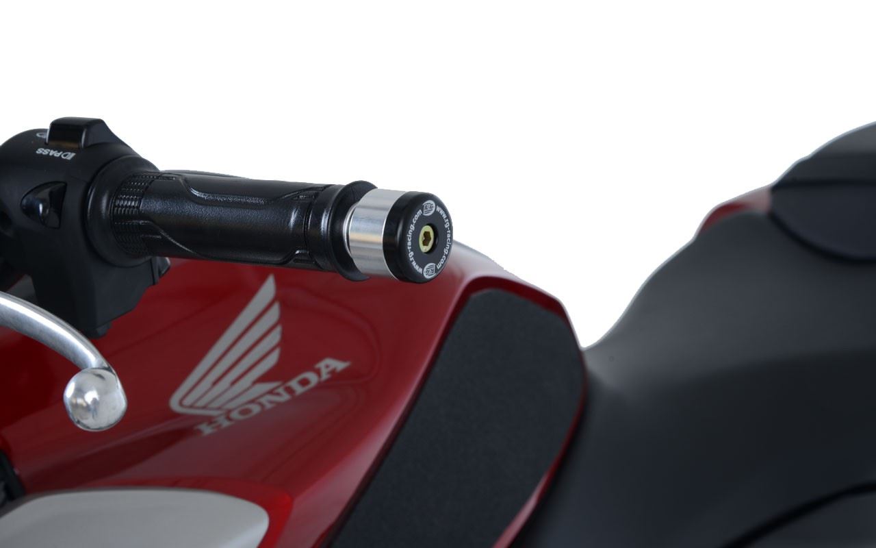 Bar End Sliders for the Honda CB125R '18- '24, CB750 Hornet '23- & Yamaha XSR-125 '21-