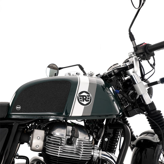 R&G Tank Traction Grips for Royal Enfield Continental GT 650 ’19- Colour: Black
