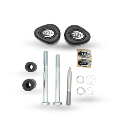 Crash Protectors - Aero Style for Honda CBR600RR '24-  DRILL KIT Colour: Black