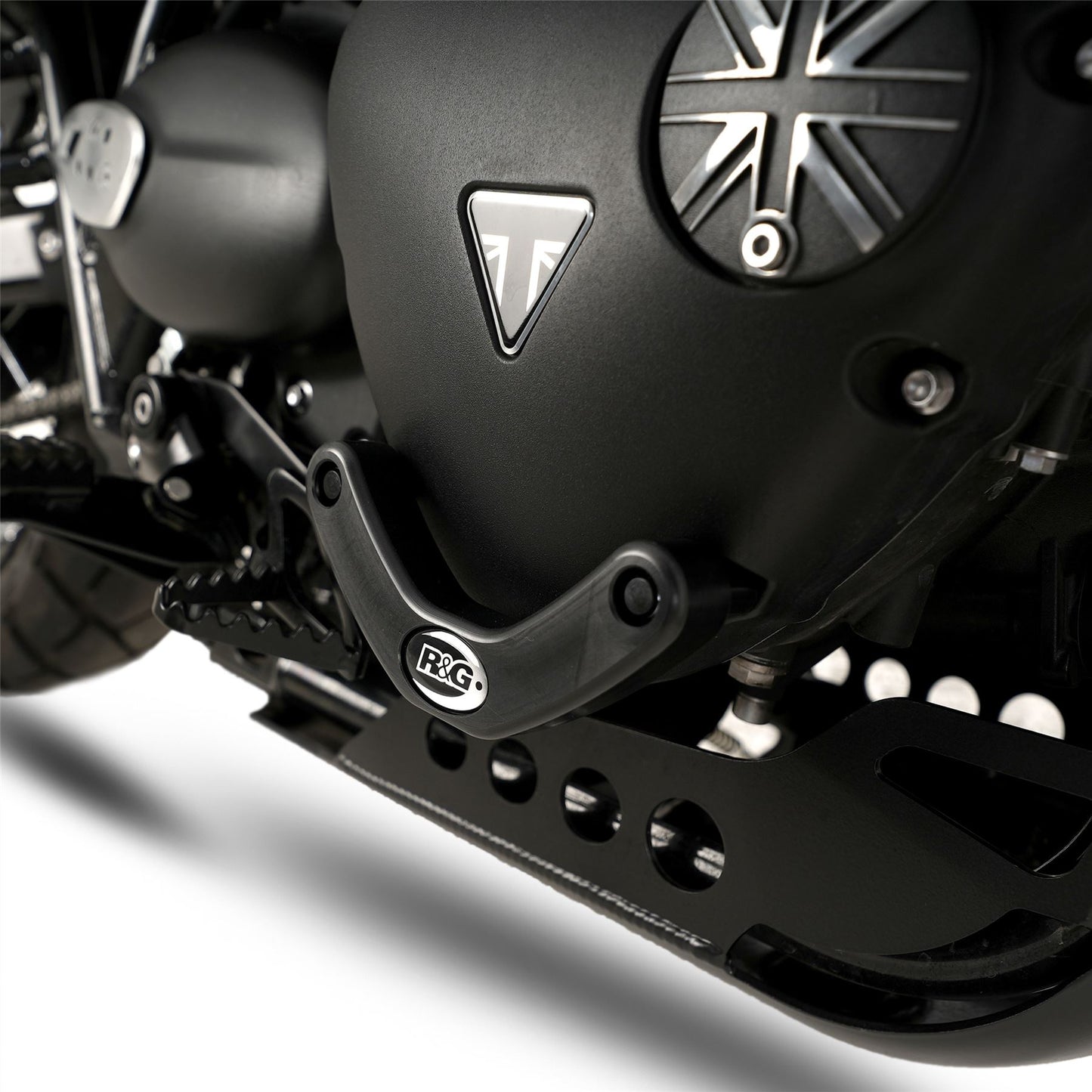 Engine Case Slider for Triumph Street Twin, Thruxton 1200/R '16-, Speed Twin 1200 '19-'21, Scrambler 1200 XC/XE '19-, Scrambler 900 ’23- & Speed Twin 900 '22- '24 models (RHS)