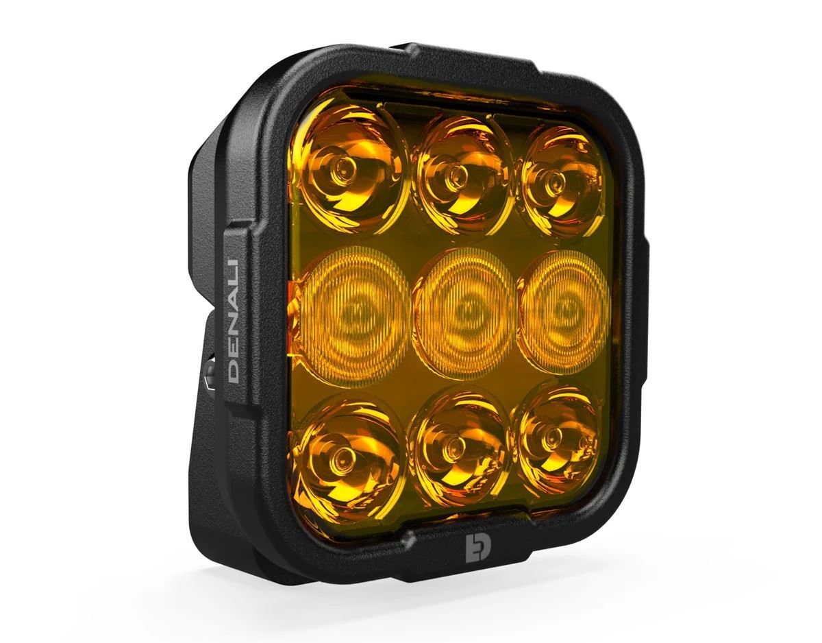 DENALI DL-9 Driving Light w/ DataDim Technology, 9-LED, Elliptical Hybrid Beam Colour: White