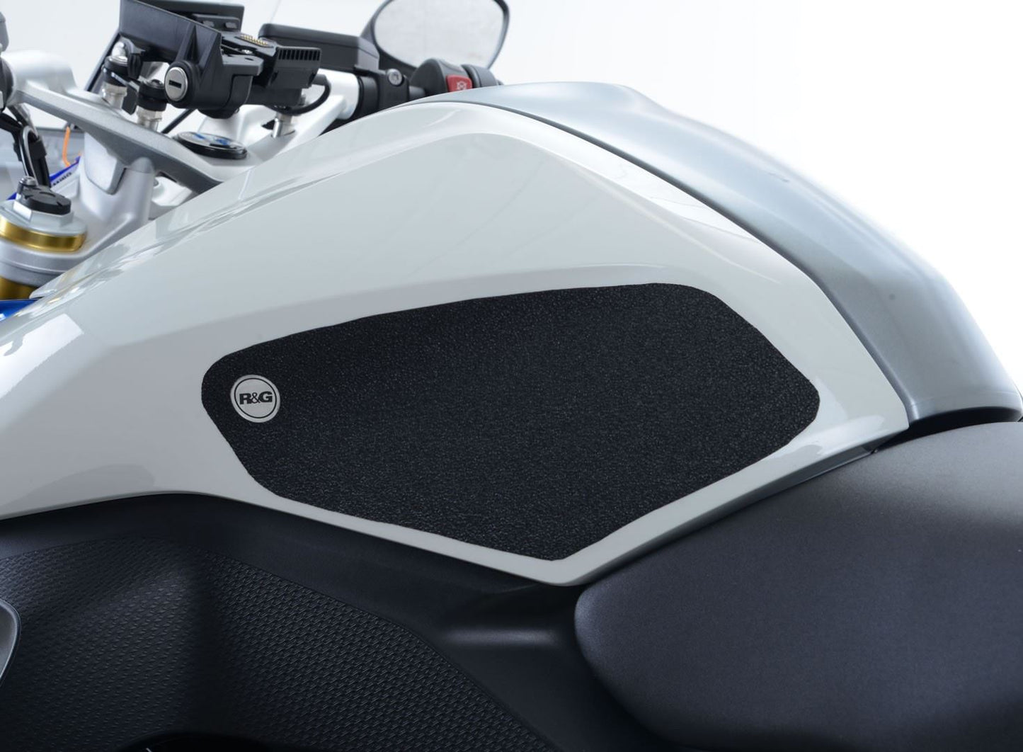 R&G Tank Traction Grips for BMW R1200RS '15- Colour: Black
