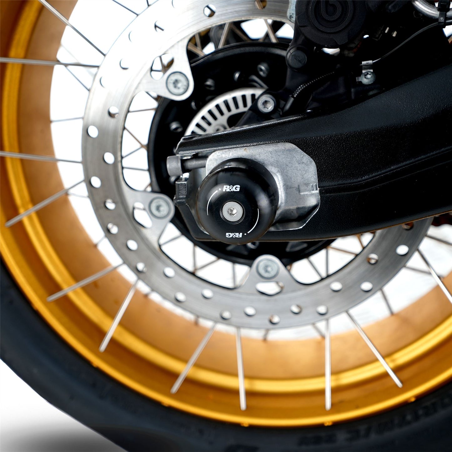 Swingarm Protectors for BMW F800GS '24-/ S1000RR '18- /XR,S1000R '14- / Sport/ F750GS/F850GS '18- '24/ F850GSA 19-, F900GS '24-, HP4 & F900 R/XR '20-, F900GSA '24- &  M1000XR '24 M Sport '21-, M1000RR '21- '24 & M1000R '23- '24, SUZUKI GSXR 600 K6- /