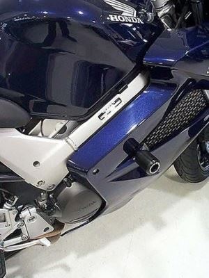 Crash Protectors - Classic Style for Honda VFR800 '02-'13 (VTEC) - c/w Water Bottle - Colour: Black