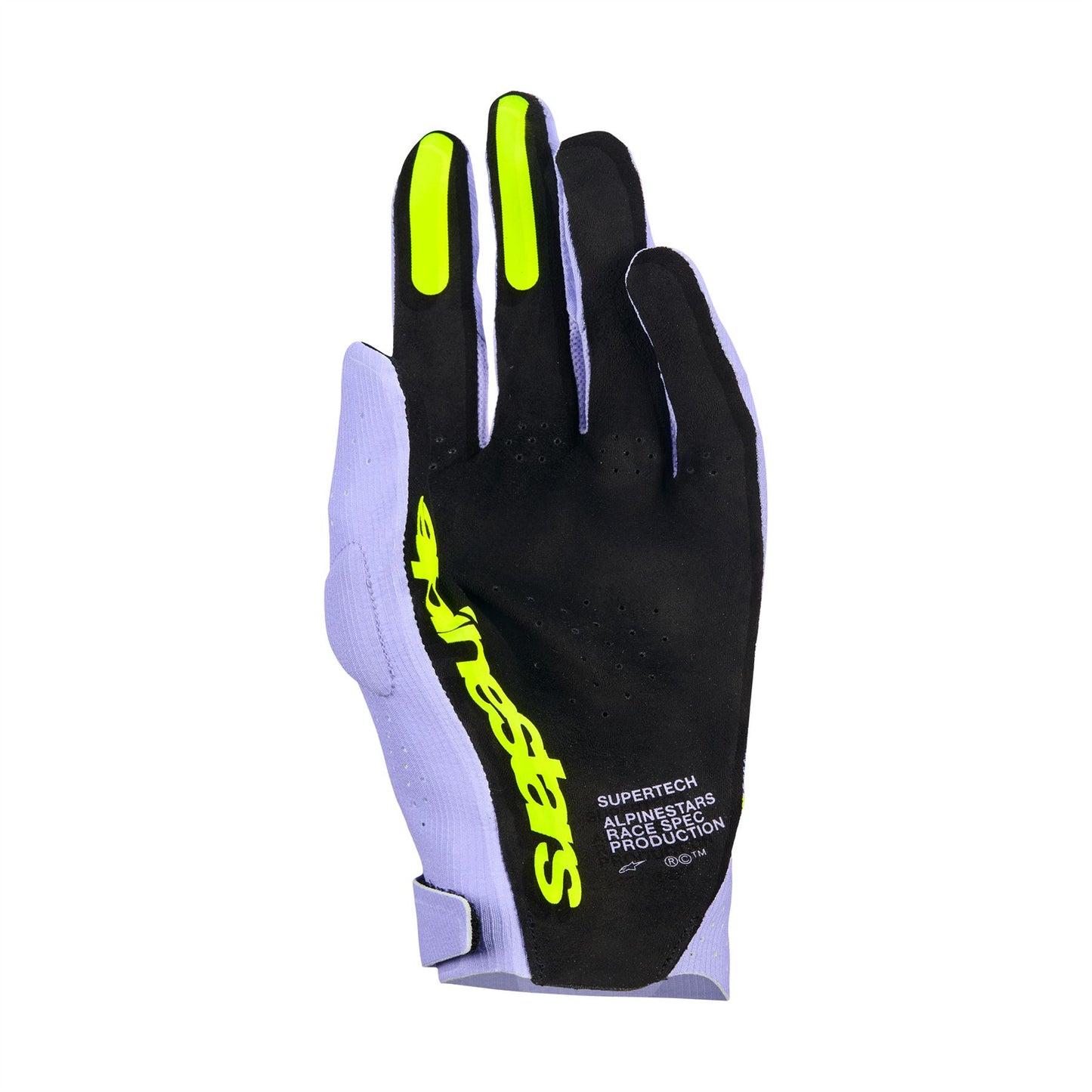 Alpinestars Supertech MX Gloves - Lavender Violet Fluo Yellow - Size 3XL