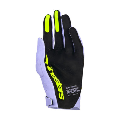 Alpinestars Supertech MX Gloves - Lavender Violet Fluo Yellow - Size 3XL