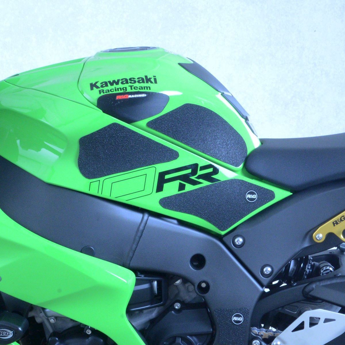 R&G Tank Traction Grip for Kawasaki ZX-10R, ZX-10RR '21- (6- piece kit) Colour: Clear