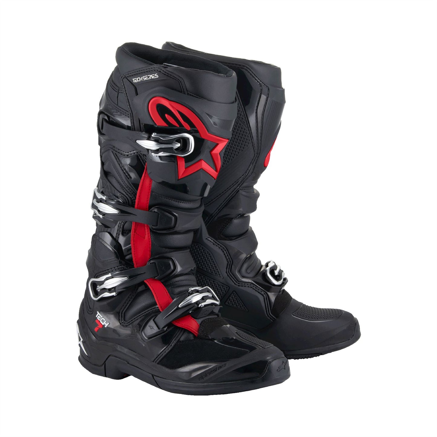 Alpinestars Tech 7 Black Red Fluo - US 6 / EU 39