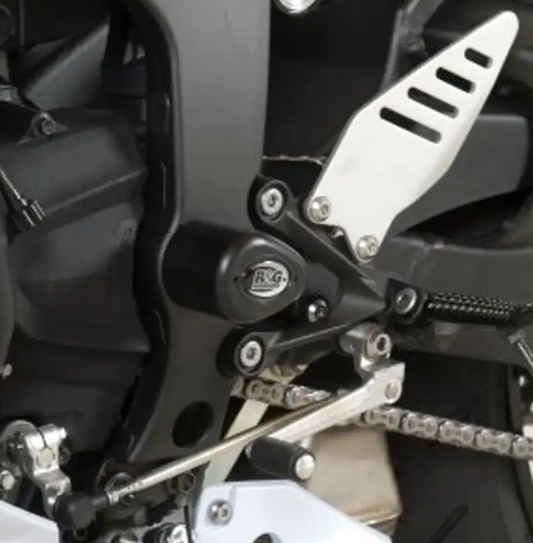 R&G Crash Protectors (Aero Style - Black) For Kawasaki ZX-6R - (CP0329BL)