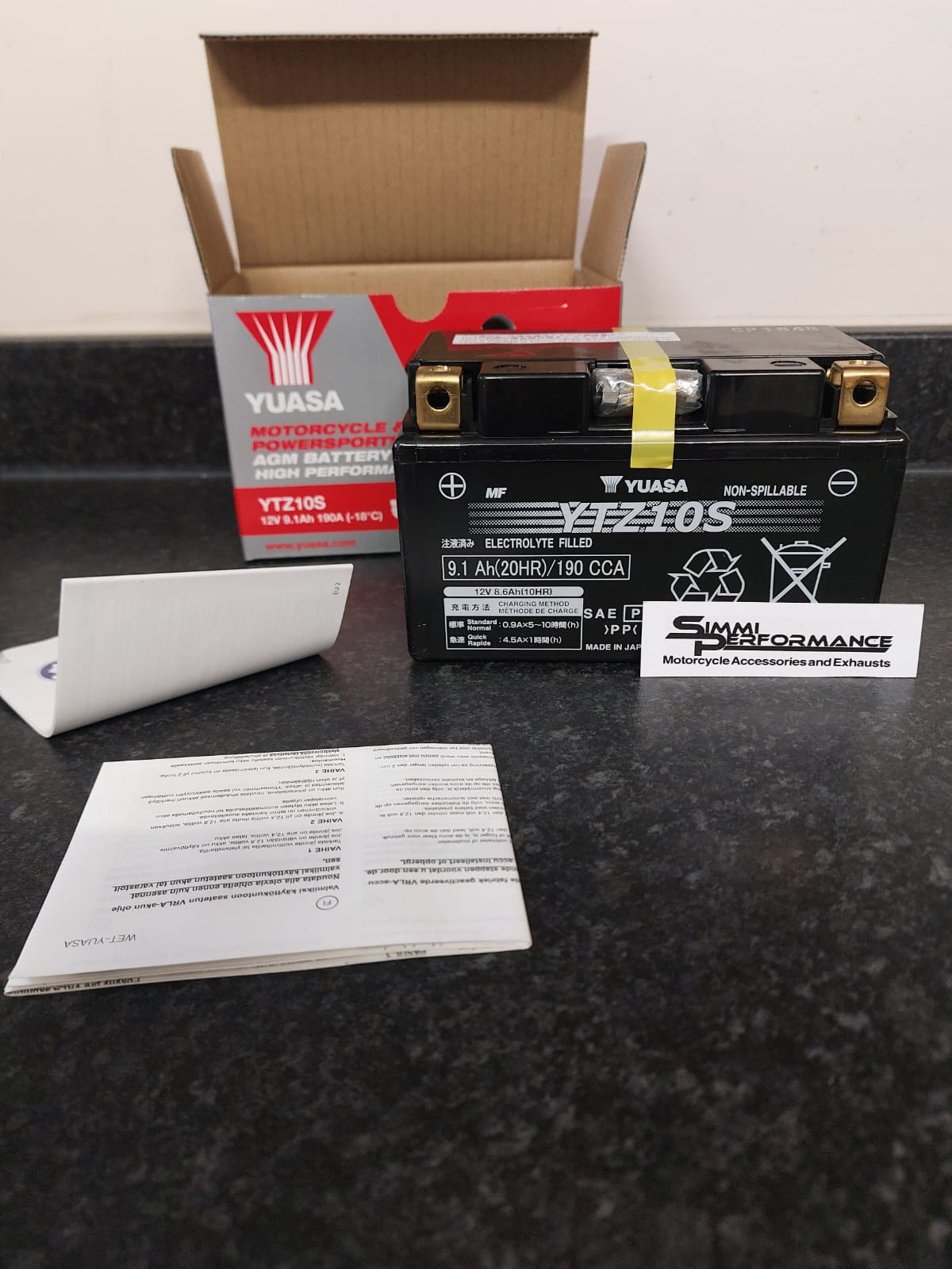 Yuasa Battery Kawasaki Ninja 500 SE 2024 YTZ10S Sealed Battery