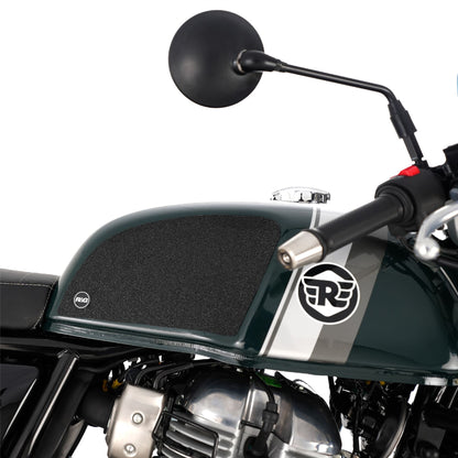 R&G Tank Traction Grips for Royal Enfield Continental GT 650 ’19- Colour: Clear