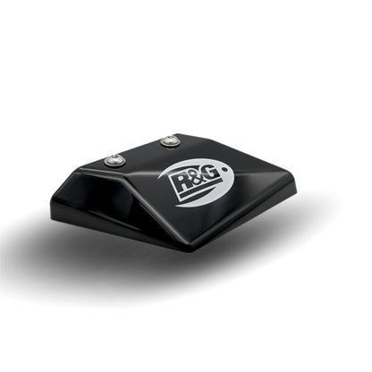 Toe Chain Guards - ABS Shark's Fin Colour: Carbon Look
