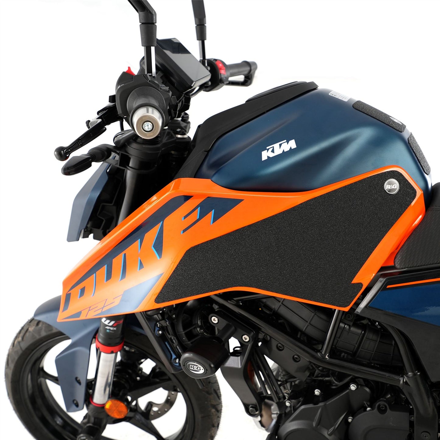 R&G Tank Traction Grips for for KTM Duke 125/250/390 2024 Colour: Black