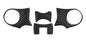 Red Dynamic Carbon Fibre Yoke Pad for the Honda NC700, NC700X, NC750X