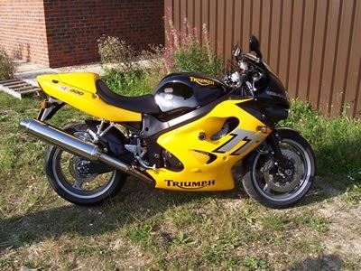 Crash Protectors - Classic Style for Triumph TT600