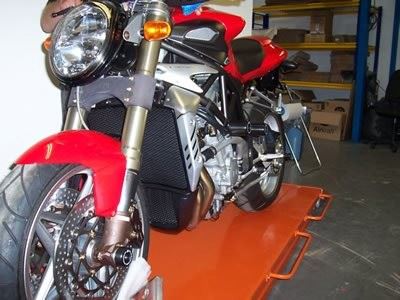 Crash Protectors - Classic Style for MV Agusta Brutale tops Colour: White