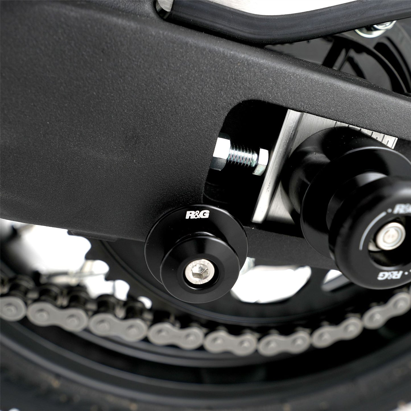 M6 Paddock Stand Bobbins for Yamaha Tenere World Rally(T7 ) '23-, YZF-R125 '19-, MT-125 '20-, Ducati Monster 950 (+) '21- Streetfighter V2(S) '25- & Tenere 700 World Raid '22- Colour: Silver