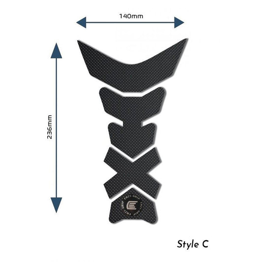 Eazi-Grip PRO Centre Tank Pads Style : Style C Eazi-Grip Colour: Black