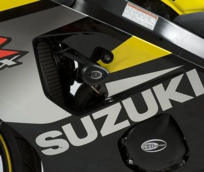 Crash Protectors - Aero Style for Suzuki GSXR600 / GSXR750 ('04-'05 onwards) Colour: Black