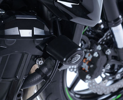 Crash Protectors - Aero Style for Kawasaki Z900 '17-  Colour: White