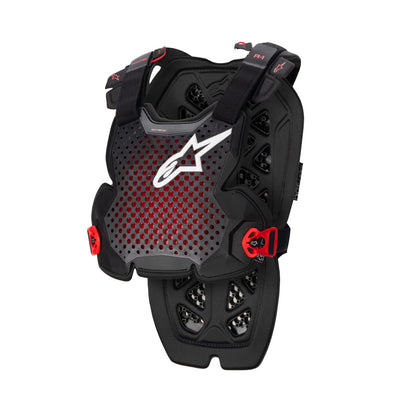 Alpinestars A-1 Pro Chest Protector - Anthracite Black Red - Size M/L