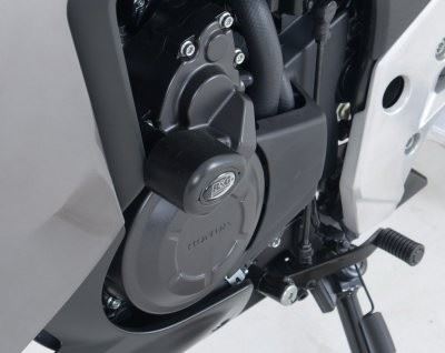 Crash Protectors - Aero Style for Honda CBR500R ('13-'15 ONLY) - NON DRILL KIT Colour: Black