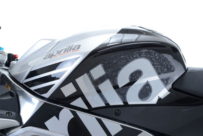 R&G Tank Traction Pads for Aprilia RSV4 '09-, Tuono V4 '11-'20 &  RSV4 1100 Factory '19-'20 Colour: Clear