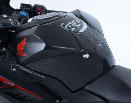 R&G Tank Traction Grips for Honda CBR250RR '17- Colour: Black