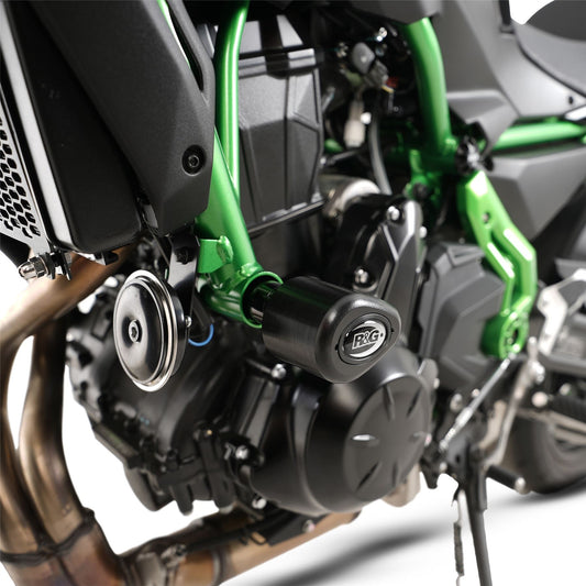 Crash Protectors - Aero Style for Kawasaki Z650 '17- , Z650RS '21- '24, Ninja 650 '17- '24 Colour: Black