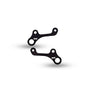 Tie-Down Hooks for Triumph Daytona 675/ 675R '13-, Street Triple 675 '17-, Moto 2 765 '20- &  Street Triple R / RS 765 '17-, Street Triple S 765  '17-'20, Colour: Black