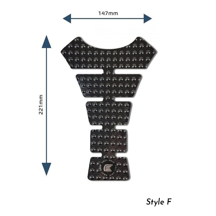 Eazi-Grip EVO Centre Tank Pads  Style : Style F Eazi-Grip Colour: Black