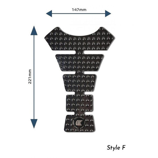 Eazi-Grip EVO Centre Tank Pads  Style : Style F Eazi-Grip Colour: Black