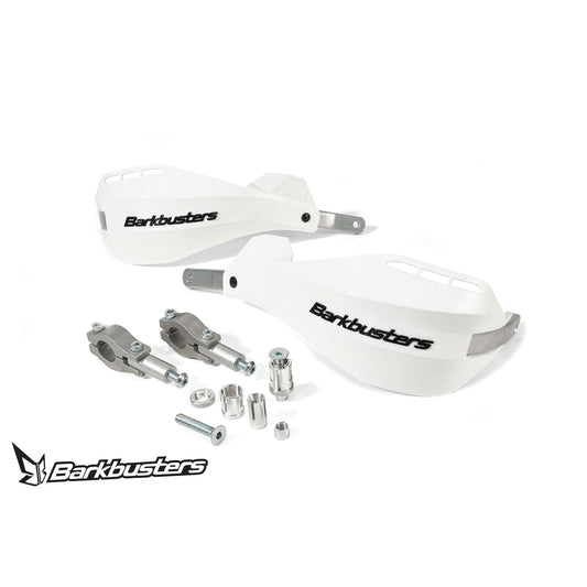 BarkBusters EGO Mini Handguard – Two Point Mount (Straight 22mm) Select Colour: White