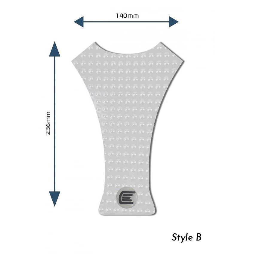 Eazi-Grip EVO Centre Tank Pads  Style : Style G Eazi-Grip Colour: Black