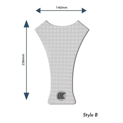 Eazi-Grip EVO Centre Tank Pads  Style : Style G Eazi-Grip Colour: Black