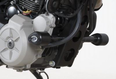 Crash Protectors - Aero Style for Husqvarna TR650 '12- Colour: Black