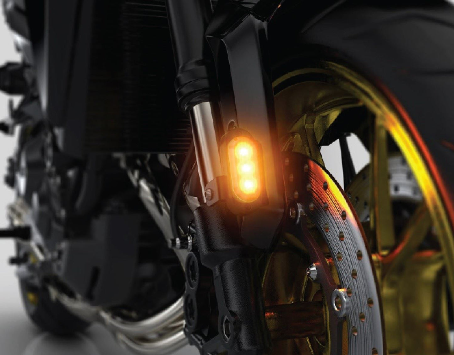 DENALI T3 Modular Switchback Signal Pods | Front with Fender Mounting Kit