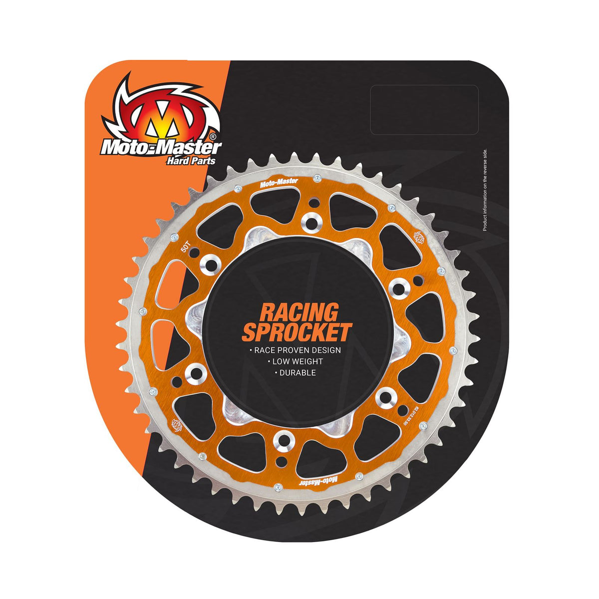 Moto-Master Fusion Dual Ring Rear Sprocket - Orange - 428-49 - KTM/Hqv/GasGas 85SX TC85 MC85 04-25