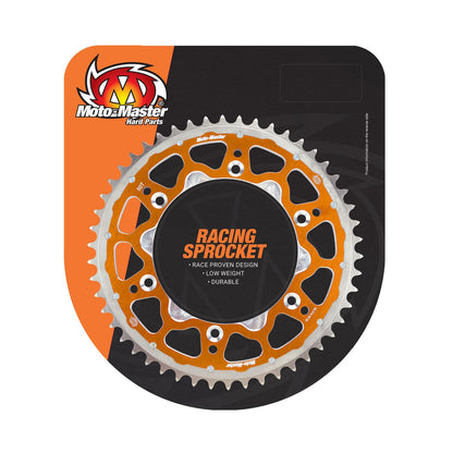 Moto-Master Fusion Dual Ring Rear Sprocket - Orange - 428-49 - KTM/Hqv/GasGas 85SX TC85 MC85 04-25