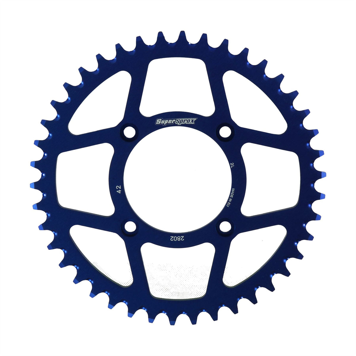 Supersprox Aluminium Rear Trials 2802-58 Blue Open Trial Rear AP-BT2802