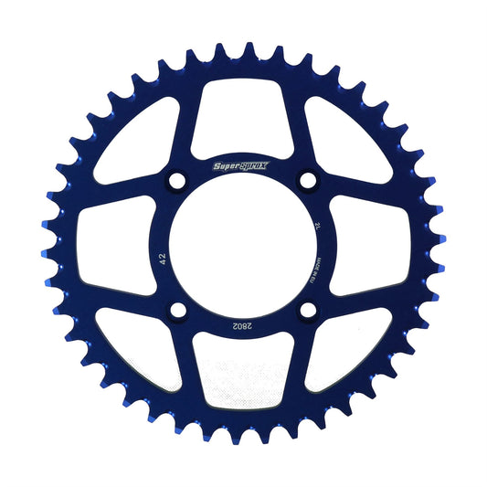 Supersprox Aluminium Rear Trials 2802-58 Blue Open Trial Rear AP-BT2802