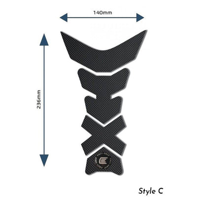 Eazi-Grip PRO Centre Tank Pads Style : Style A Eazi-Grip Colour: Black
