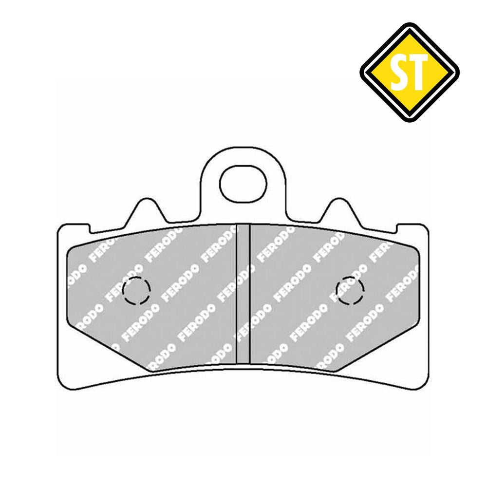 Ferodo FDB2266ST Sinter Grip Road Compound Pad - FA606