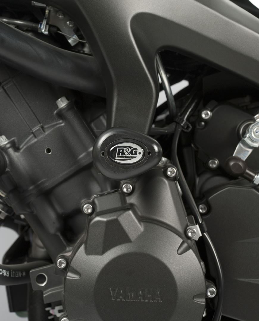 Crash Protectors - Aero Style for the Yamaha FZ6 '04- Colour: Black