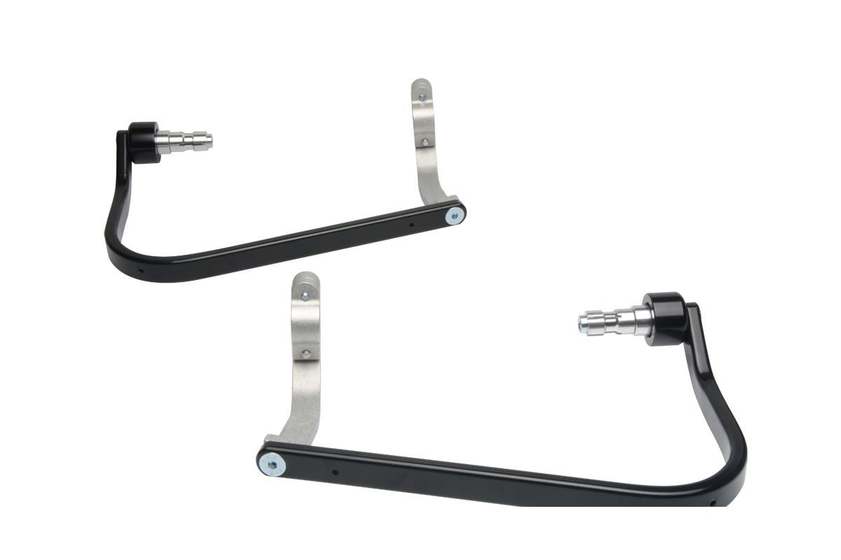 BarkBusters Handguard Kit for KTM 200/250/390 DUKE, Suzuki Gladius, Honda CB500F '13-'18, Aprilia Shiver 900 '18- '24 & BMW F800 GS '16- Colour: Silver