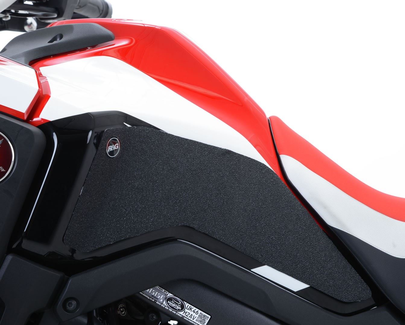 R&G Tank Traction Grips for Honda Africa Twin '16- Colour: Clear